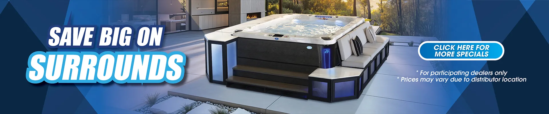 Calspas hot tub being used in a family setting - Akron