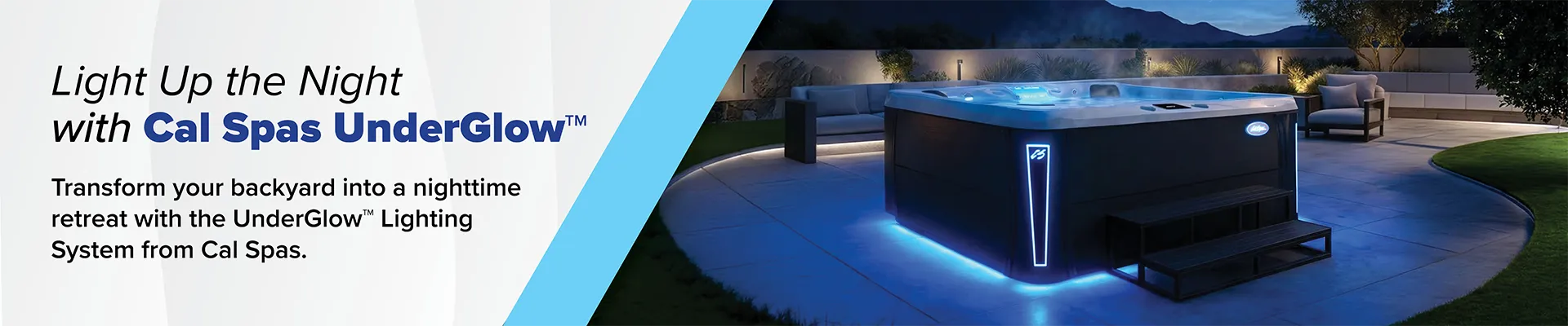 Calspas hot tub being used in a family setting - Akron